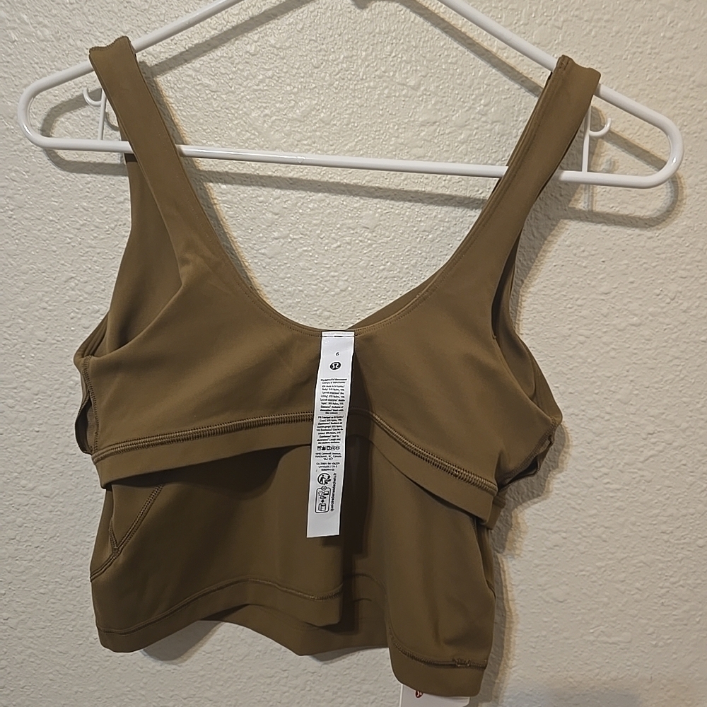 Womens Lululemon Align Tank Top Size 6 Soft Built Bra For Support NWT - Picture 5 of 9